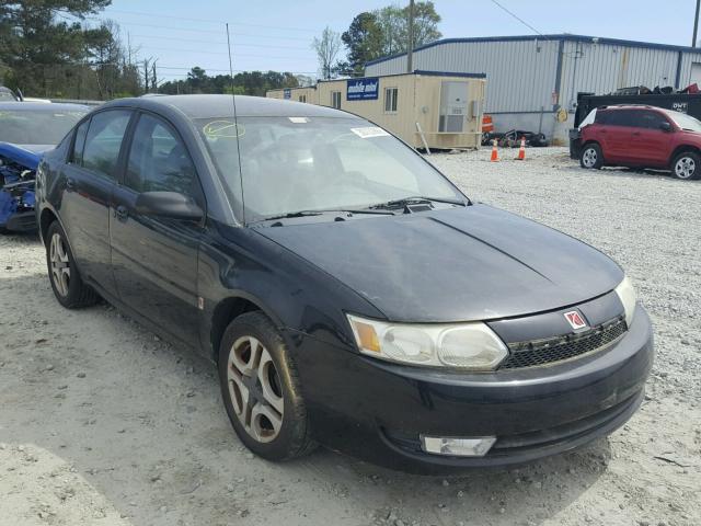 1G8AL52F03Z122412 - 2003 SATURN ION LEVEL BLACK photo 1