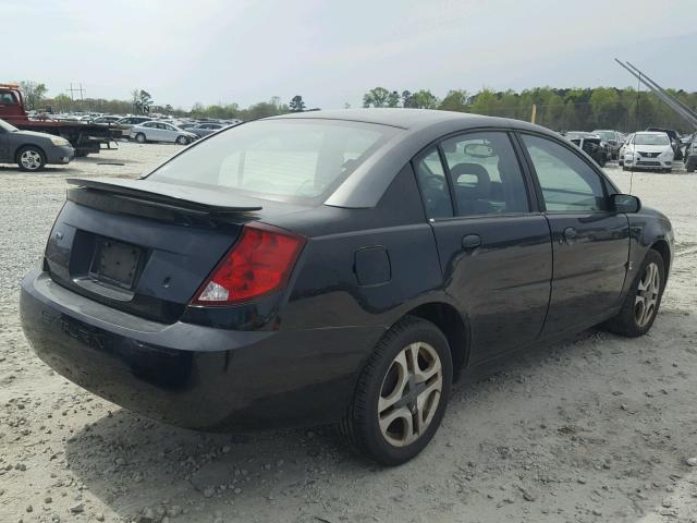 1G8AL52F03Z122412 - 2003 SATURN ION LEVEL BLACK photo 4