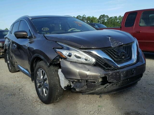 5N1AZ2MG4FN288173 - 2015 NISSAN MURANO S BROWN photo 1