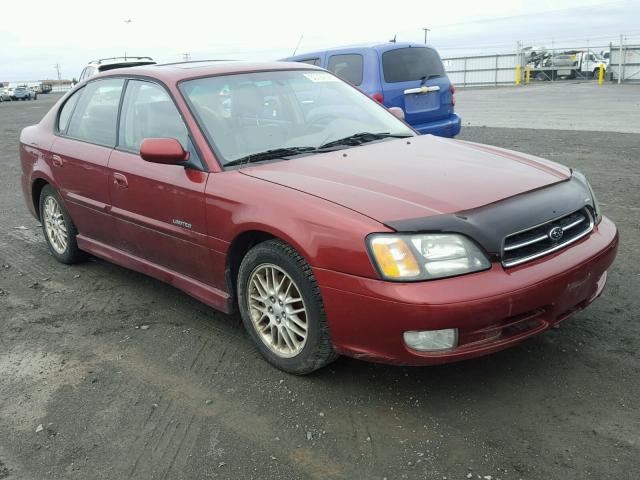 4S3BE656727201236 - 2002 SUBARU LEGACY GT RED photo 1