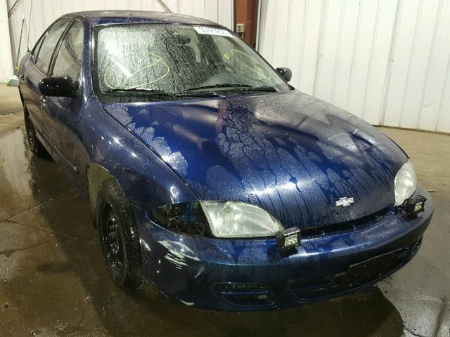 1G1JC524327205761 - 2002 CHEVROLET CAVALIER B BLUE photo 1