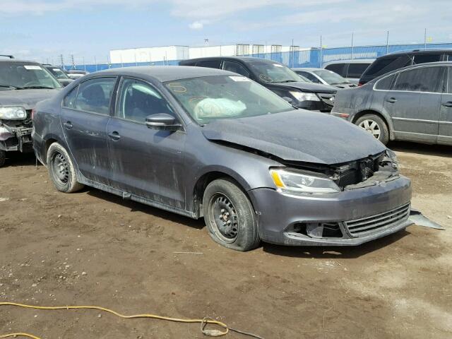 3VW2K7AJ6EM218397 - 2014 VOLKSWAGEN JETTA BASE ნაცრისფერი ფოტო 1