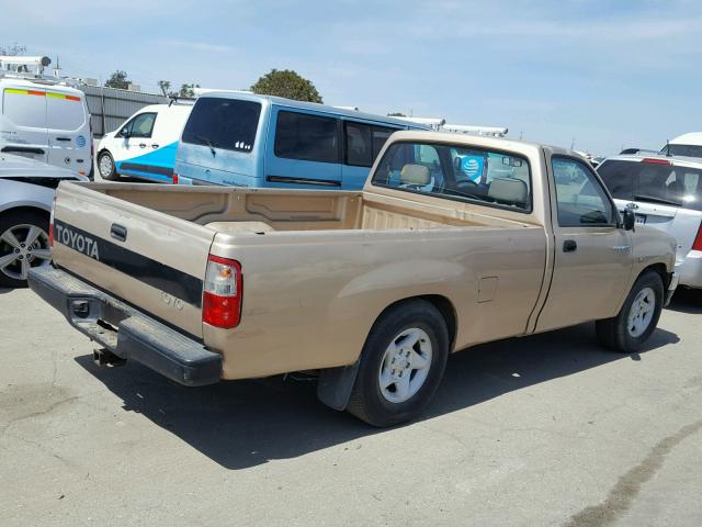 JT4VD10A1P0005436 - 1993 TOYOTA T100 GOLD photo 4