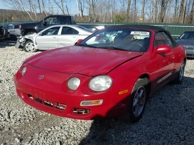 JT5FG02T5T0031743 - 1996 TOYOTA CELICA GT RED photo 2