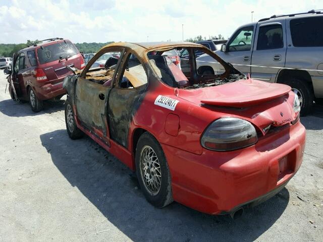 1G2WP12K7YF162537 - 2000 PONTIAC GRAND PRIX BURN photo 3