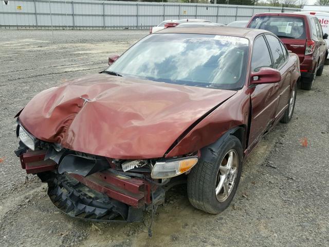1G2WP52K73F129098 - 2003 PONTIAC GRAND PRIX MAROON photo 2