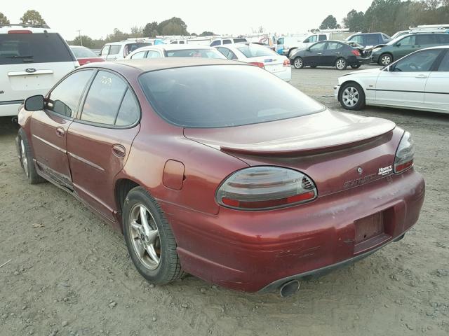 1G2WP52K73F129098 - 2003 PONTIAC GRAND PRIX MAROON photo 3