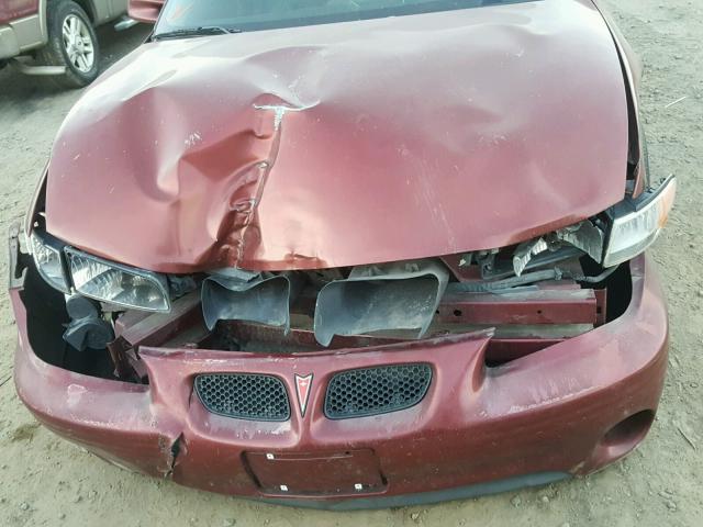 1G2WP52K73F129098 - 2003 PONTIAC GRAND PRIX MAROON photo 9