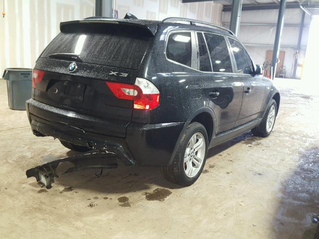 WBAPA93446WG83637 - 2006 BMW X3 3.0I BLACK photo 4