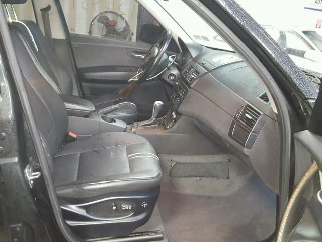 WBAPA93446WG83637 - 2006 BMW X3 3.0I BLACK photo 5