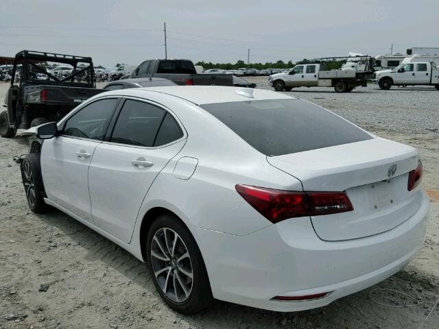 19UUB2F58FA011598 - 2015 ACURA TLX TECH WHITE photo 3