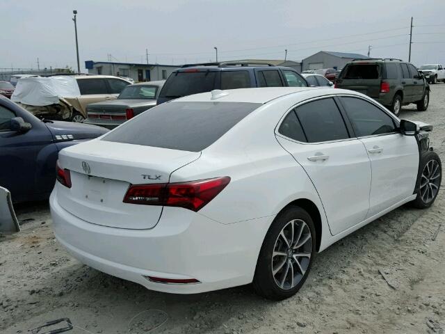 19UUB2F58FA011598 - 2015 ACURA TLX TECH WHITE photo 4