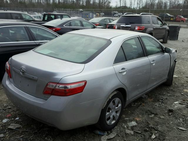 4T1BE46K07U563588 - 2007 TOYOTA CAMRY NEW SILVER photo 4