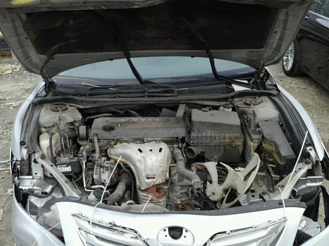 4T1BE46K07U563588 - 2007 TOYOTA CAMRY NEW SILVER photo 7