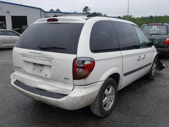 1D4GP45R05B386233 - 2005 DODGE CARAVAN SX WHITE photo 4