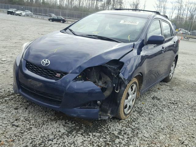 2T1LE40EX9C002651 - 2009 TOYOTA COROLLA MA BLUE photo 2