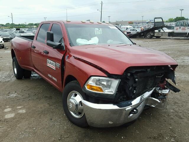 3D73M4CL0AG151762 - 2010 DODGE RAM 3500 RED photo 1