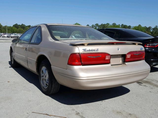 1FALP6244VH169576 - 1997 FORD THUNDERBIR TAN photo 3