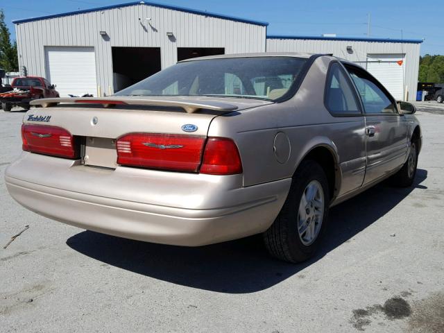 1FALP6244VH169576 - 1997 FORD THUNDERBIR TAN photo 4