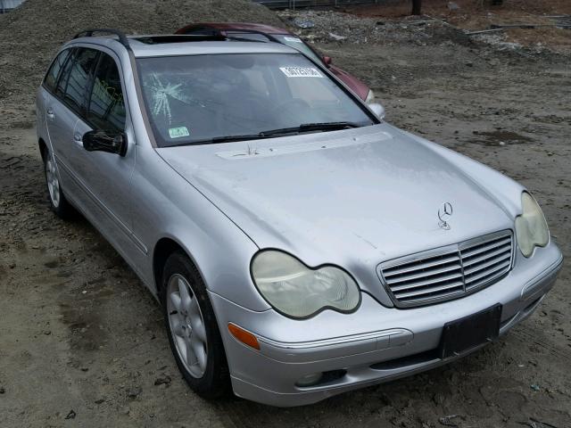 WDBRH84J44F536095 - 2004 MERCEDES-BENZ C 320 4MAT SILVER photo 1