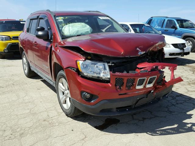 1J4NF1FB6BD193621 - 2011 JEEP COMPASS SP MAROON photo 1