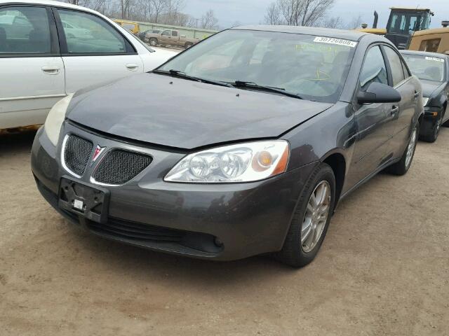 1G2ZG528854145780 - 2005 PONTIAC G6 GRAY photo 2