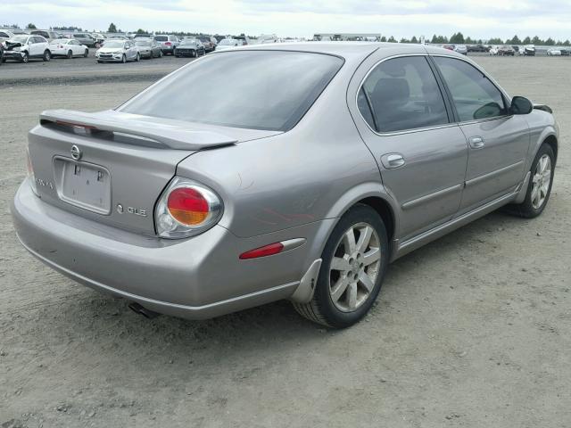 JN1DA31A62T319981 - 2002 NISSAN MAXIMA GLE SILVER photo 4