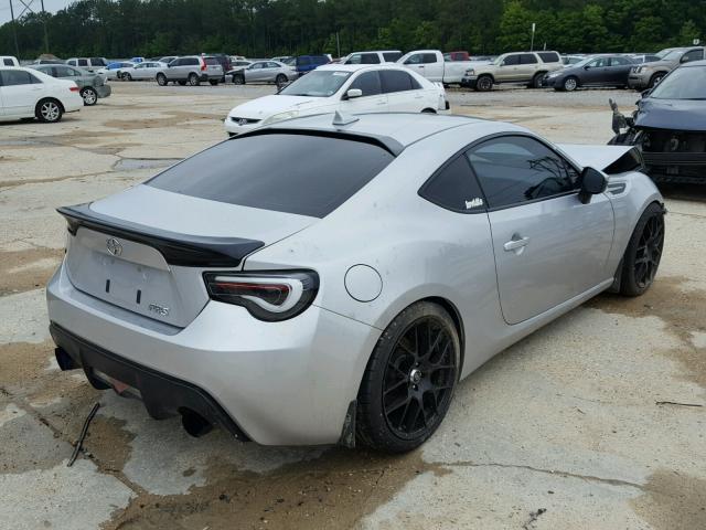 JF1ZNAA10D2722140 - 2013 TOYOTA SCION FR-S SILVER photo 4