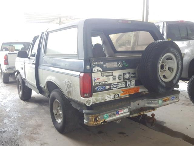 1FMEU15N5RLB48530 - 1994 FORD BRONCO U10 WHITE photo 3