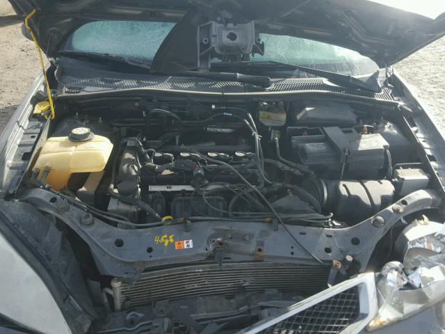 1FAFP34NX7W225830 - 2007 FORD FOCUS ZX4 GRAY photo 7