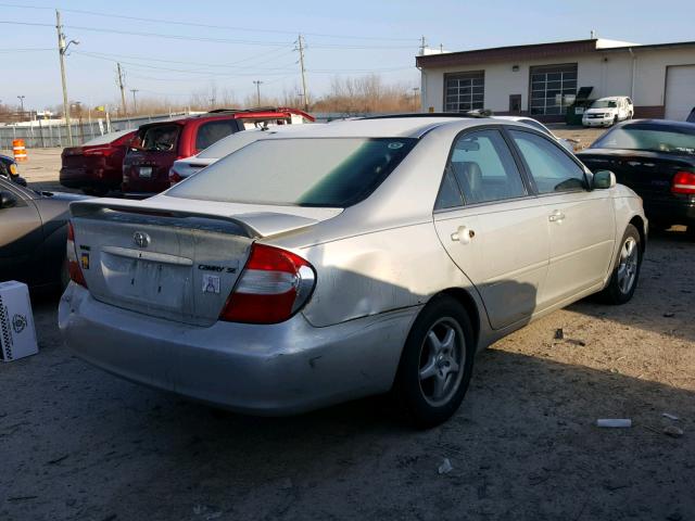 4T1BE32KX3U231233 - 2003 TOYOTA CAMRY LE SILVER photo 4