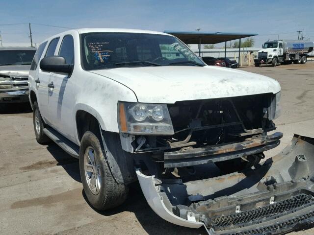 1GNEC03059R190869 - 2009 CHEVROLET TAHOE POLI WHITE photo 1