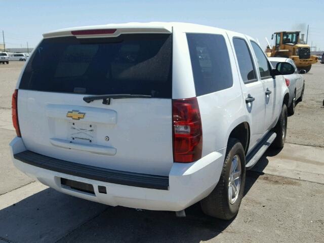 1GNEC03059R190869 - 2009 CHEVROLET TAHOE POLI WHITE photo 4