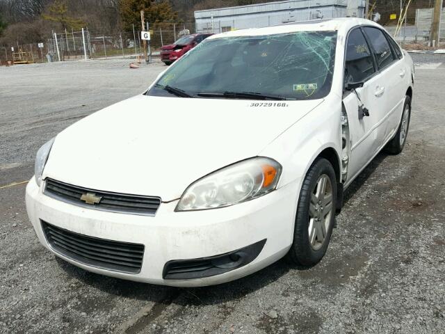 2G1WC581769418669 - 2006 CHEVROLET IMPALA LT WHITE photo 2