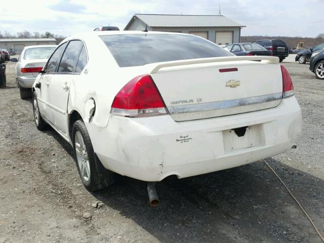 2G1WC581769418669 - 2006 CHEVROLET IMPALA LT WHITE photo 3