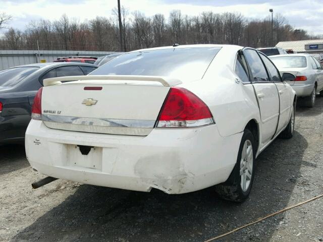 2G1WC581769418669 - 2006 CHEVROLET IMPALA LT WHITE photo 4