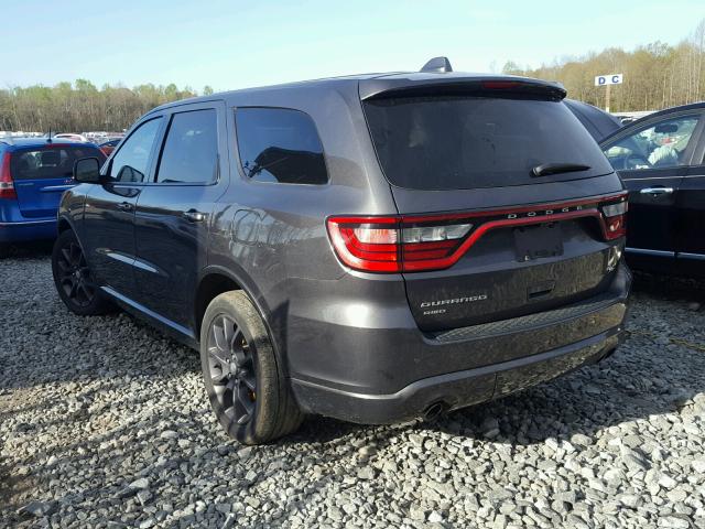 1C4SDJCT8GC477468 - 2016 DODGE DURANGO R/ GRAY photo 3