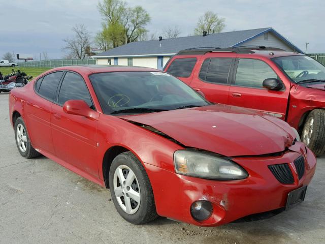 2G2WP552281171320 - 2008 PONTIAC GRAND PRIX RED photo 1
