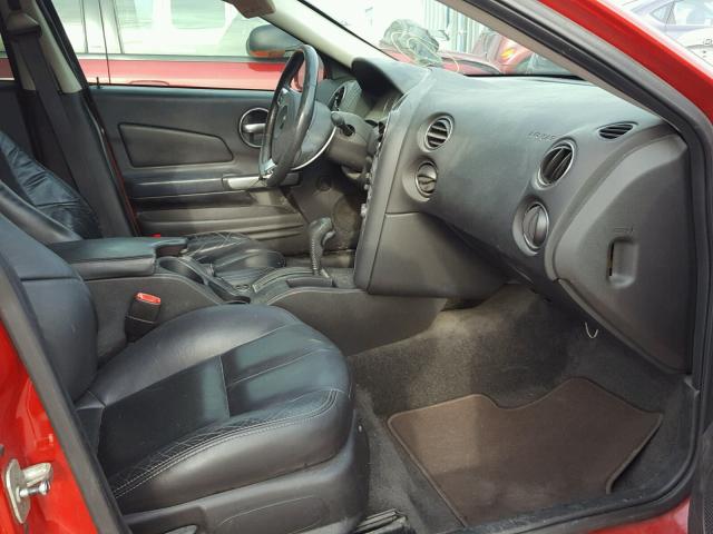 2G2WP552281171320 - 2008 PONTIAC GRAND PRIX RED photo 5