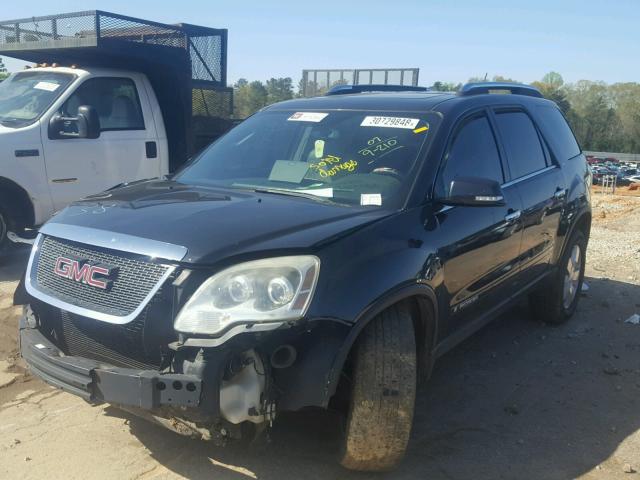 1GKER33747J149364 - 2007 GMC ACADIA SLT შავი ფოტო 2