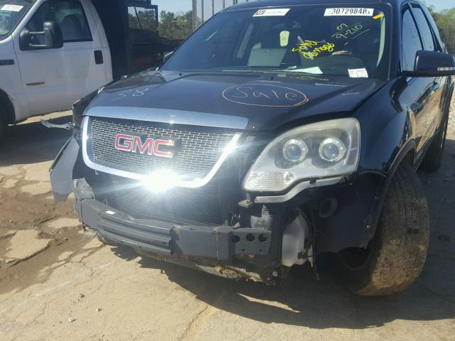 1GKER33747J149364 - 2007 GMC ACADIA SLT შავი ფოტო 9