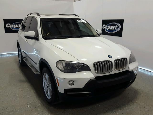 5UXFE83558L160417 - 2008 BMW X5 4.8I WHITE photo 1