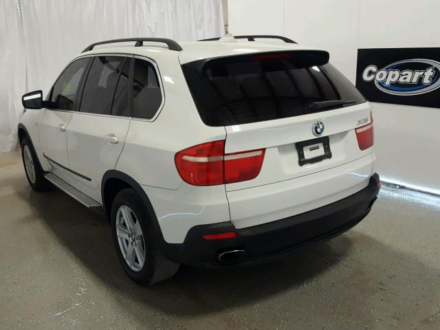 5UXFE83558L160417 - 2008 BMW X5 4.8I WHITE photo 3