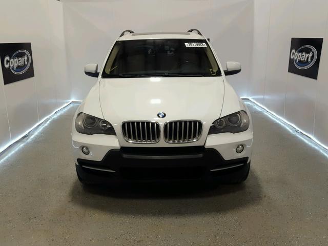 5UXFE83558L160417 - 2008 BMW X5 4.8I WHITE photo 9