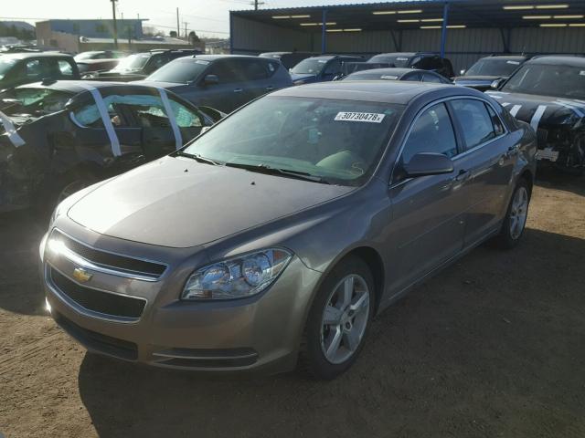 1G1ZD5EB4AF206707 - 2010 CHEVROLET MALIBU 2LT TAN photo 2