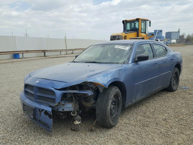 2B3KA43R57H867053 - 2007 DODGE CHARGER SE BLUE photo 2