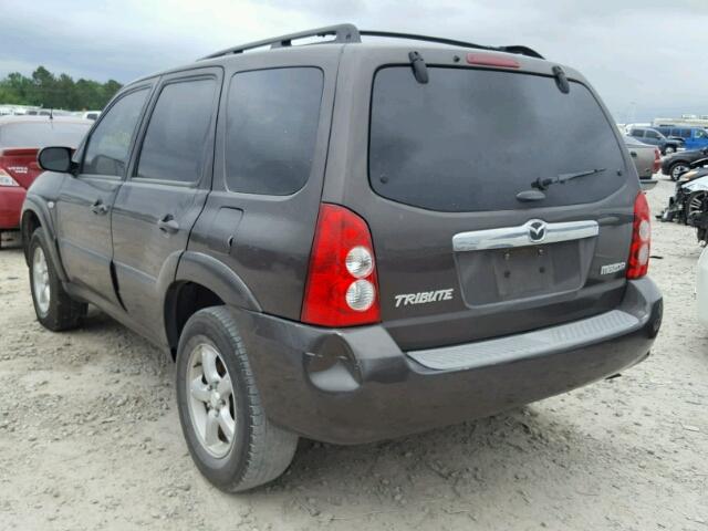 4F2CZ06116KM28532 - 2006 MAZDA TRIBUTE S GRAY photo 3