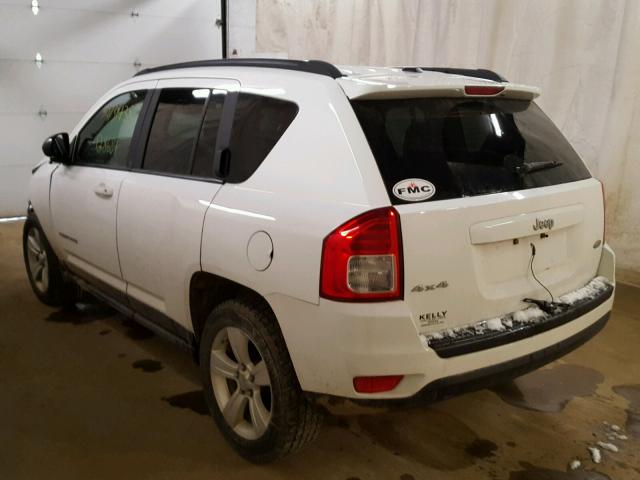 1C4NJDEB1CD505286 - 2012 JEEP COMPASS LA WHITE photo 3