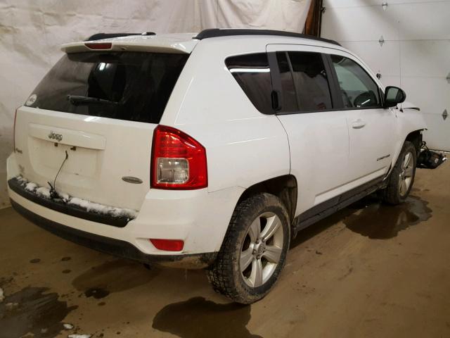 1C4NJDEB1CD505286 - 2012 JEEP COMPASS LA WHITE photo 4