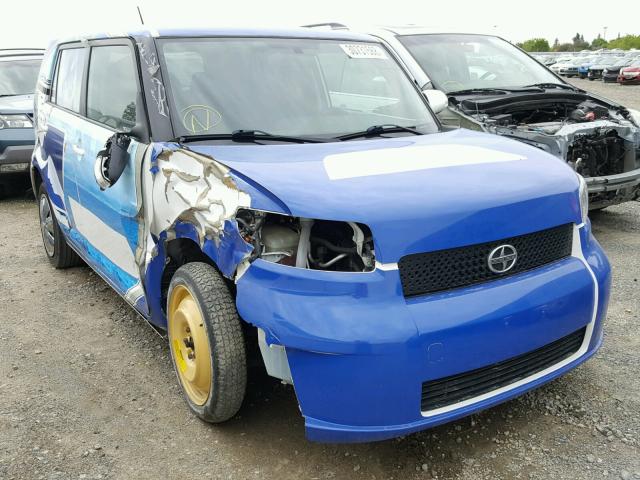 JTLKE50E481018594 - 2008 TOYOTA SCION XB BLUE photo 1